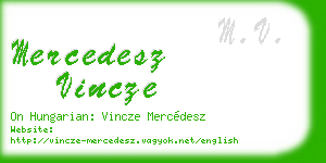 mercedesz vincze business card